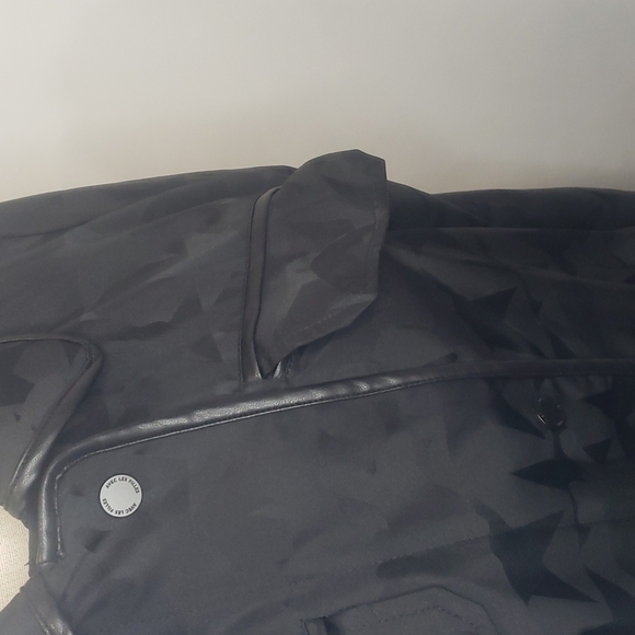 𝅺NWOT AVEC LES FILLES Star Camo Print Long Jacket - Picture 8 of 11